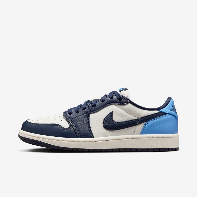 Air Jordan 1 Low OG, Obsidiana/Vela/Azul Universitario, hi-res