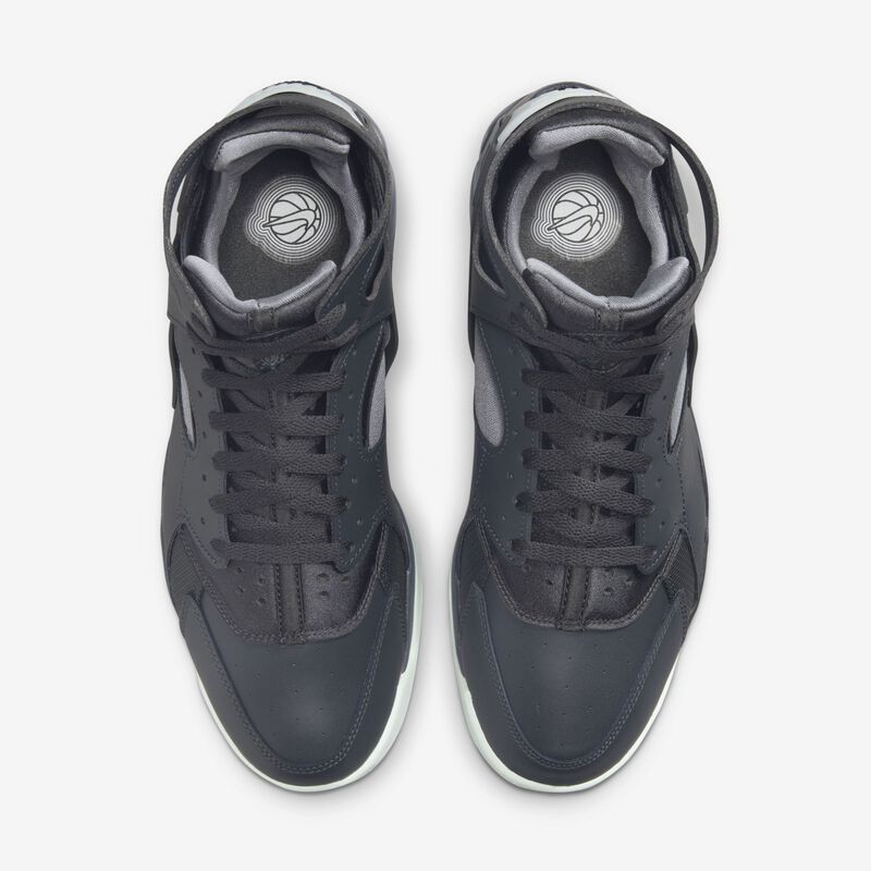 Nike Air Flight Huarache, Gris Oscuro Humo/Verde Apenas-Gris Frio, hi-res