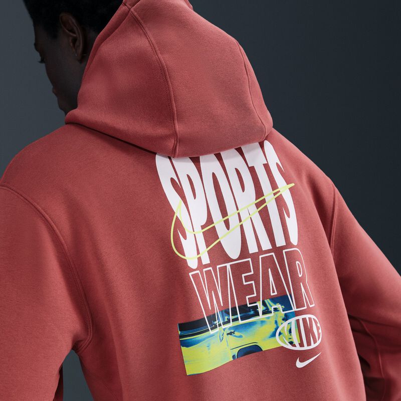 Nike Club, Óxido De Cañón/Blanco/Óxido De Cañón, hi-res