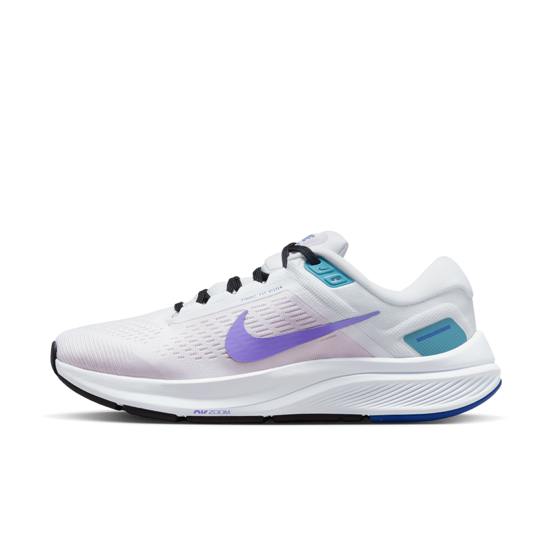 Nike Air Zoom Structure 24, Blanco/Uva ligero/Cerúleo/Morado psíquico, hi-res