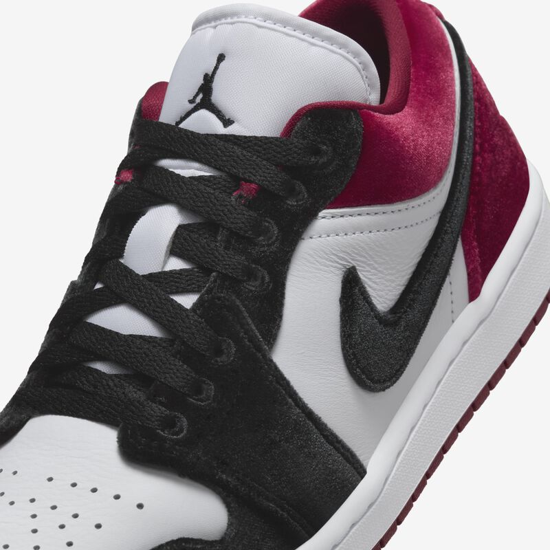 Air Jordan 1 Low SE, Negro/Blanco/Equipo Rojo/Negro, hi-res