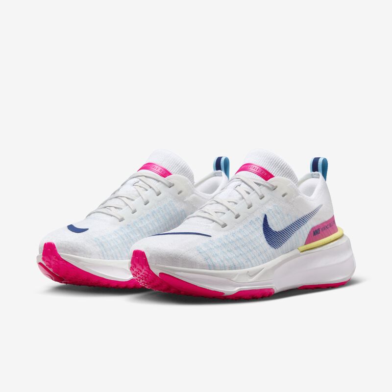 Nike Invincible 3, Blanco/Polvo Fosforito/Rosa Feroz/Azul Real Profundo, hi-res