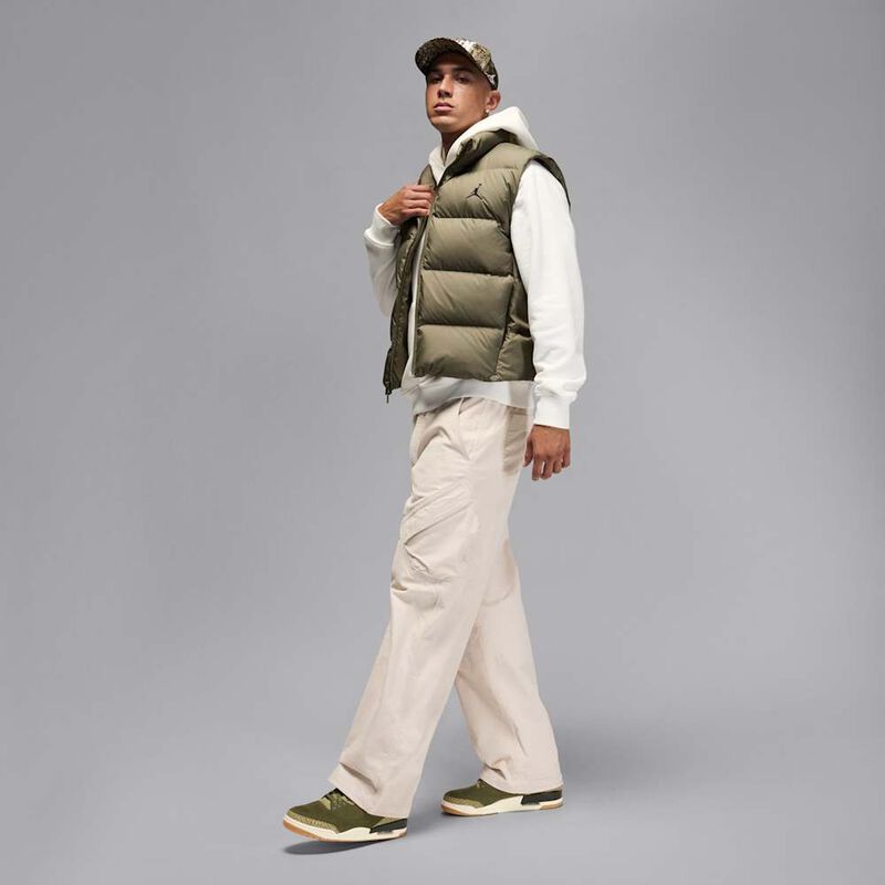 Air Jordan 3 Retro, Vela Aceituna Media/Sequoia-Oliva Neutra, hi-res