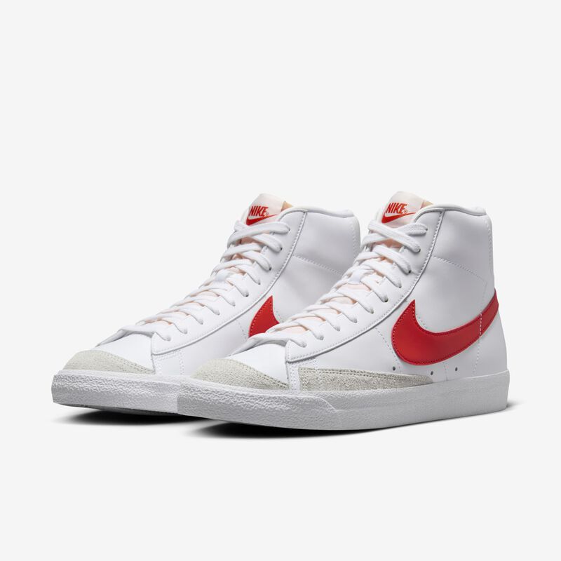 Nike Blazer Mid '77 Vintage, Blanco/Blanco cumbre/Rojo picante, hi-res