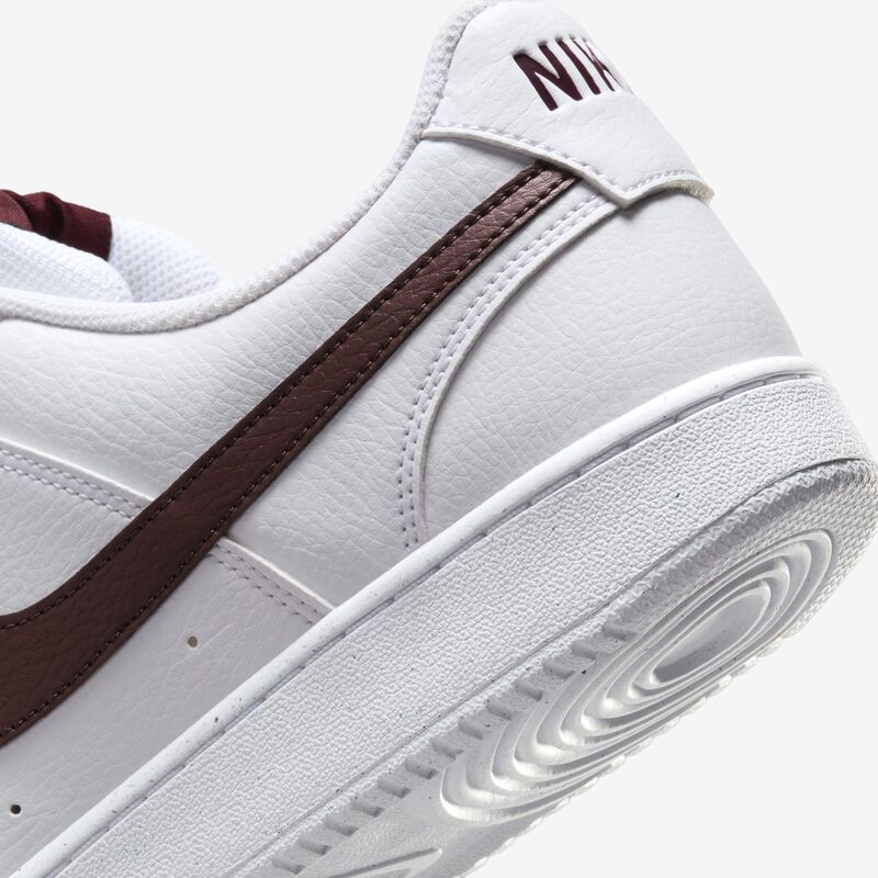 Nike Court Vision Low Next Nature, Blanco/Burdeos Enérgico, hi-res