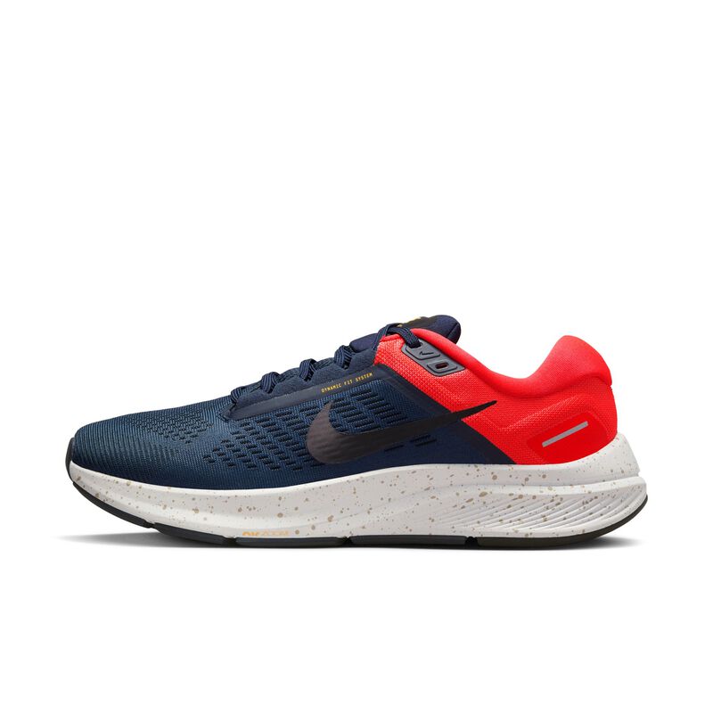 Nike Air Zoom Structure 24, Obsidian/Carmesí brillante/Blanco/Negro, hi-res