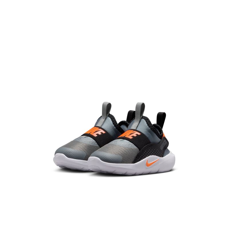 Nike Flex Runner 4, Gris Fr&iacute;o/Naranja Total-Negro-Blanco, hi-res