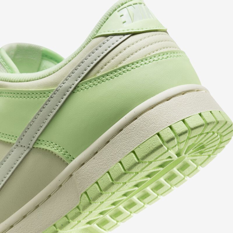 Nike Dunk Low Next Nature SE, Vidrio marino/Verde vapor/Vela/Plata claro, hi-res