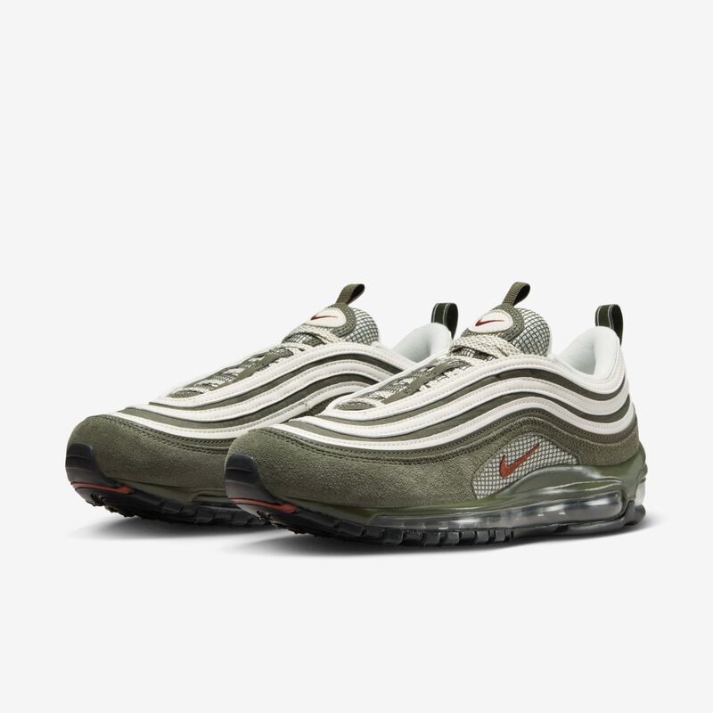 Nike Air Max 97 SE, Phantom/Cargo caqui/Negro/Naranja rugoso, hi-res