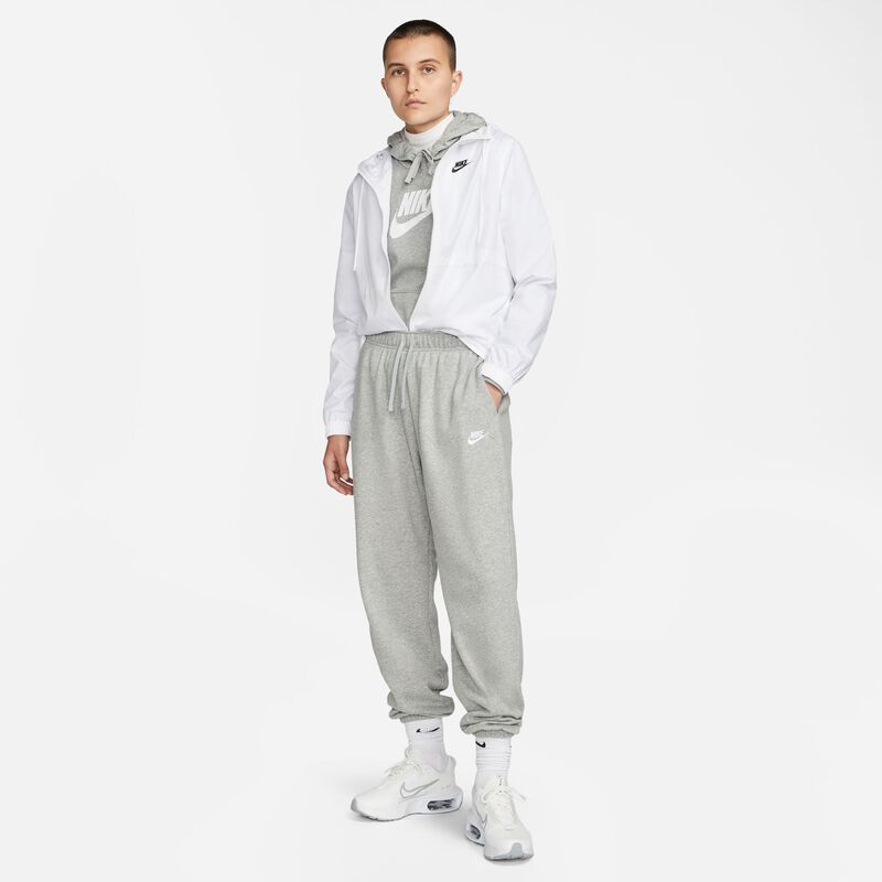 Nike Sportswear Club Fleece, Gris oscuro jaspeado/Blanco, hi-res