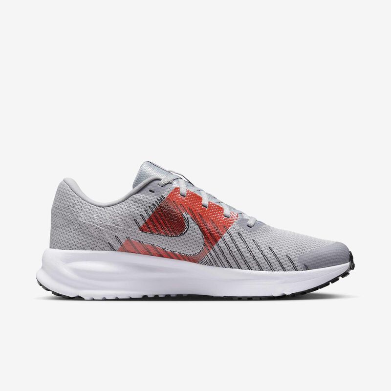 Nike Run Defy, Gris Lobo/Negro/Blanco/Carmesí brillante, hi-res