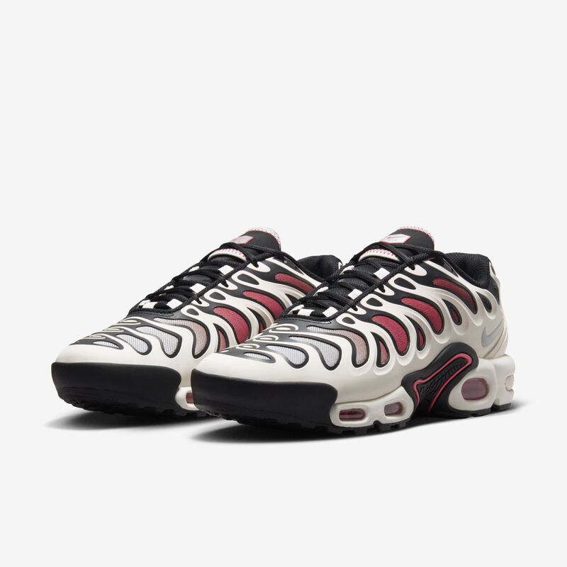 Nike Air Max Plus Drift, Fantasma/Plata Metalizado-Negro-Rojo Fuego, hi-res