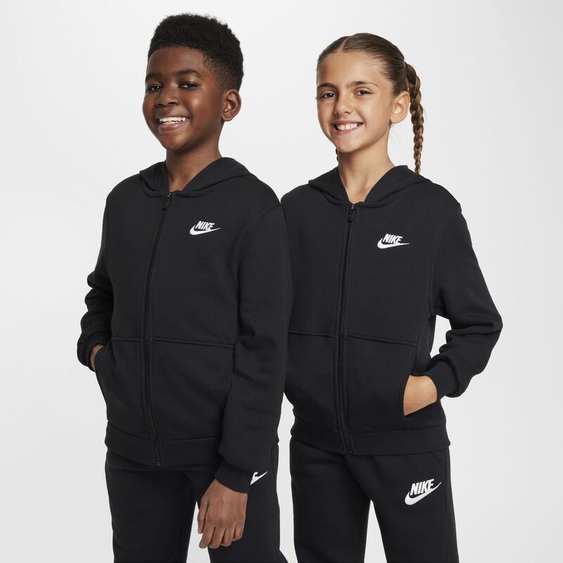 Nike Club Fleece, Blanco/Negro, hi-res