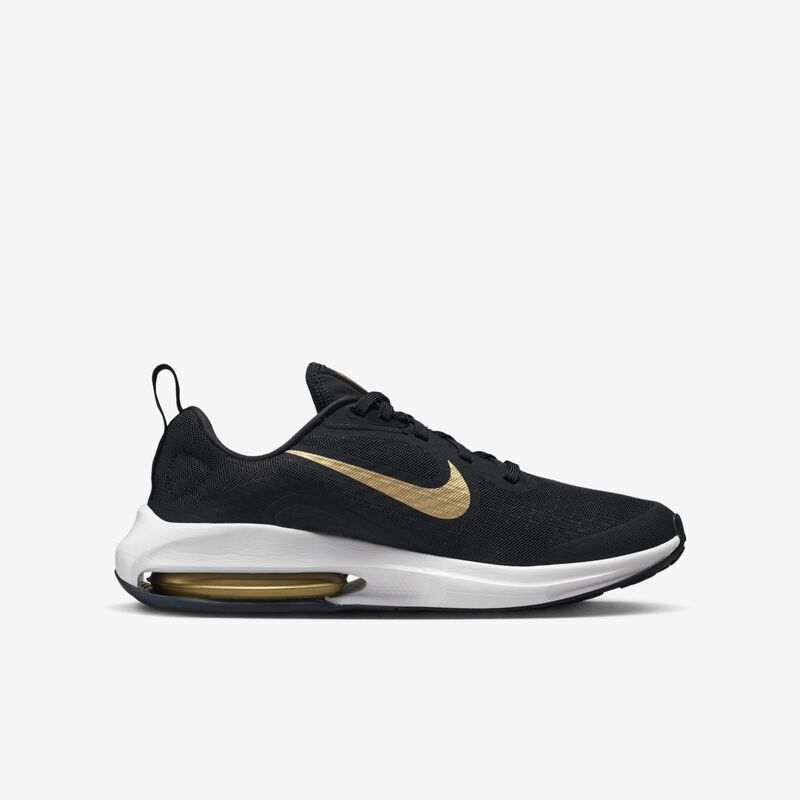 Nike Air Zoom Arcadia 2, Negro/Oro Metálico-Gris Lobo-Blanco, hi-res