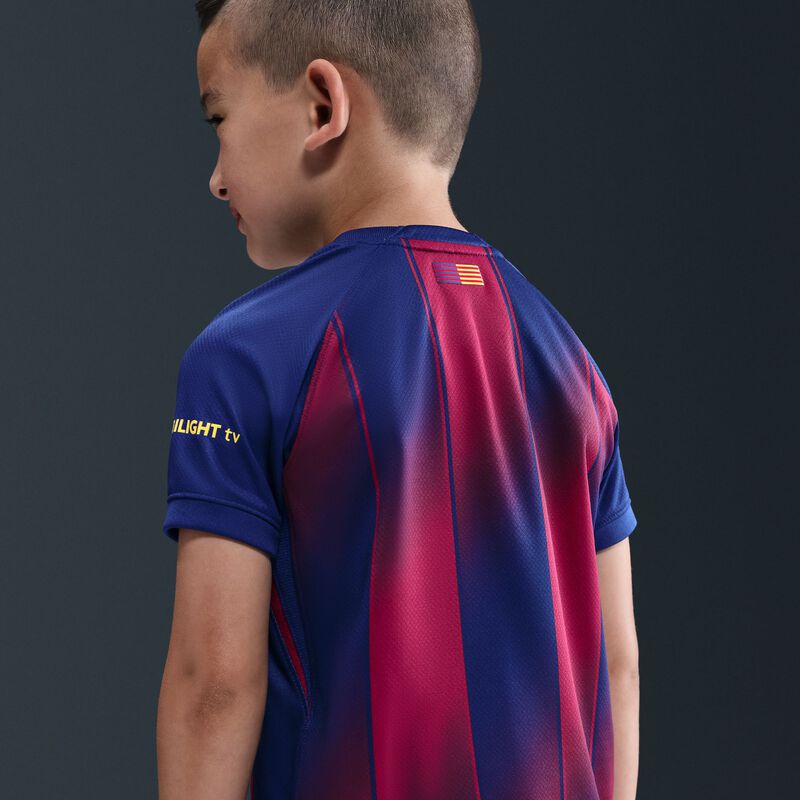 Primera equipación Stadium FC Barcelona 2025/26, Azul Real Profundo/Azul Real Profundo/Rojo Noble/(Oro Del Medio Oeste), hi-res