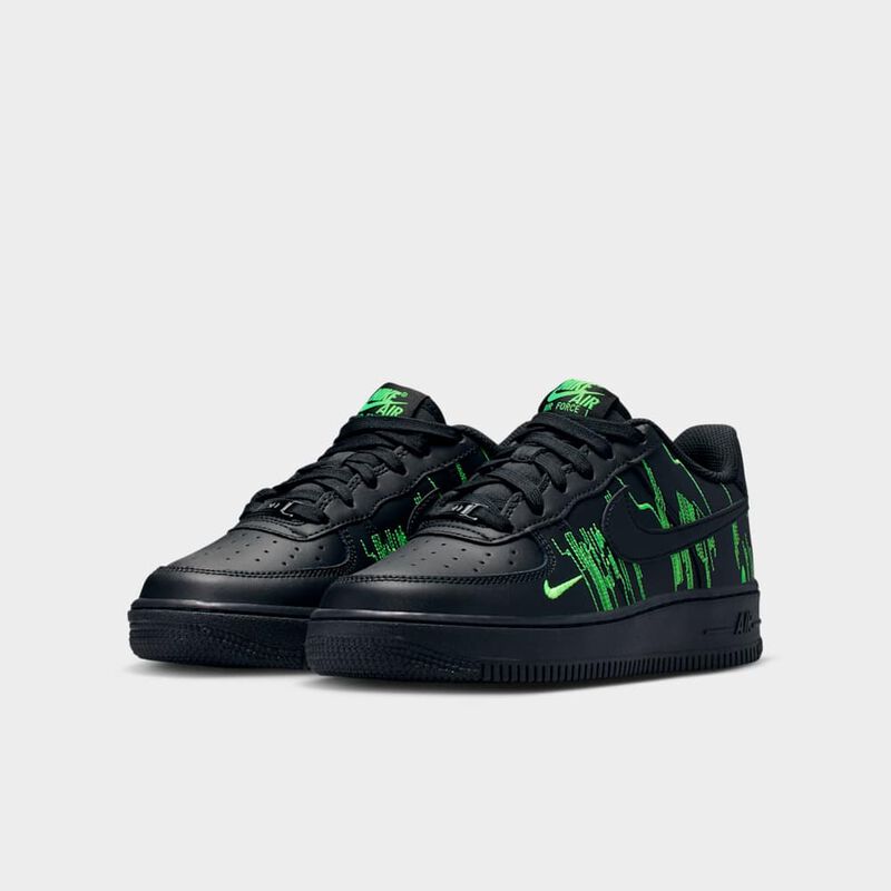 Nike Air Force 1 Lv8 4, Negro/Negro-Verde Strike-Morado v&iacute;vido, hi-res
