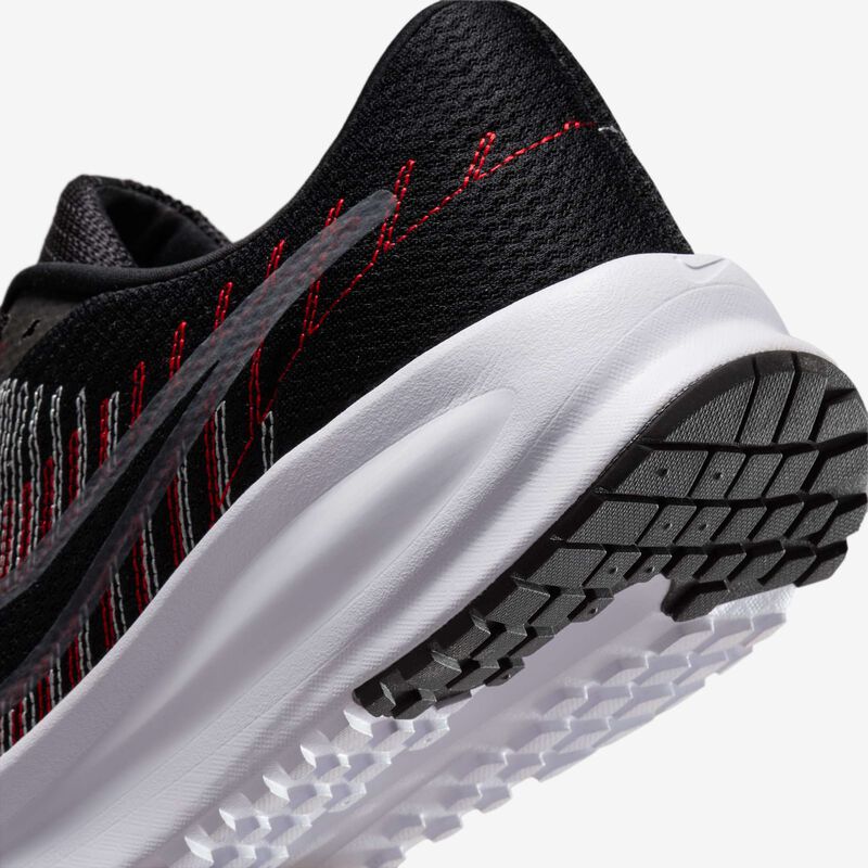 Nike Run Defy, Negro/Rojo Universitario/Blanco/Gris Azulado, hi-res