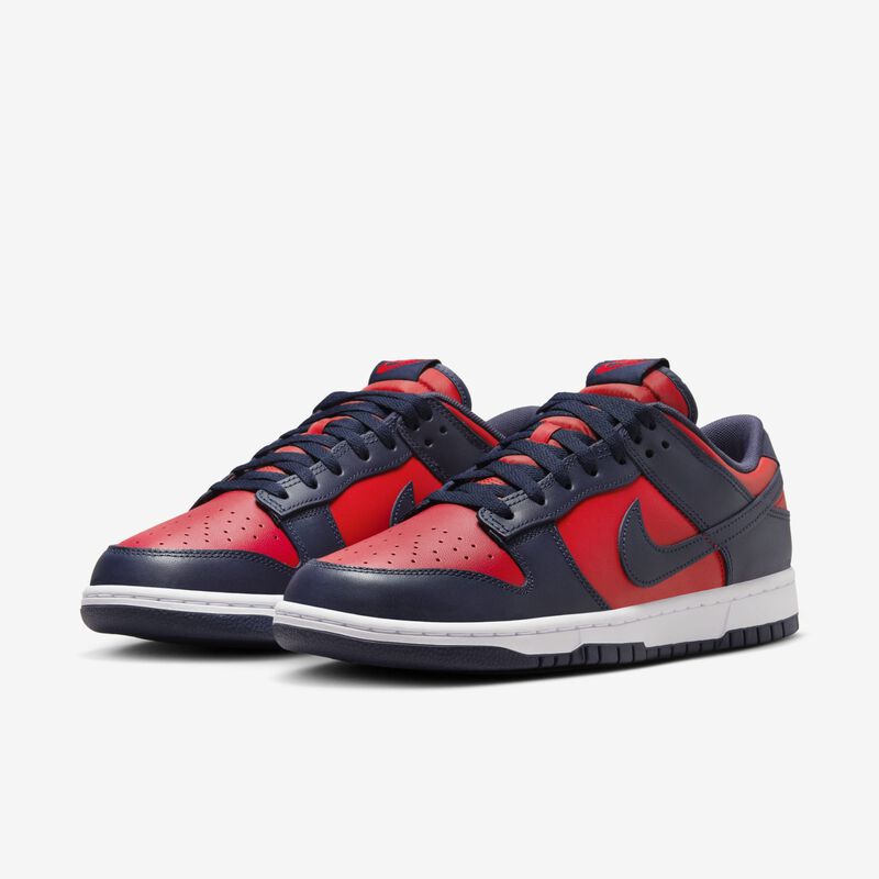 Nike Dunk Low Retro, Rojo Universitario/Blanco/Obsidiana, hi-res