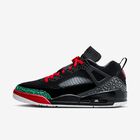 Jordan Spizike Low, Negro/Verde Clásico/Blanco/Rojo Universitario, hi-res
