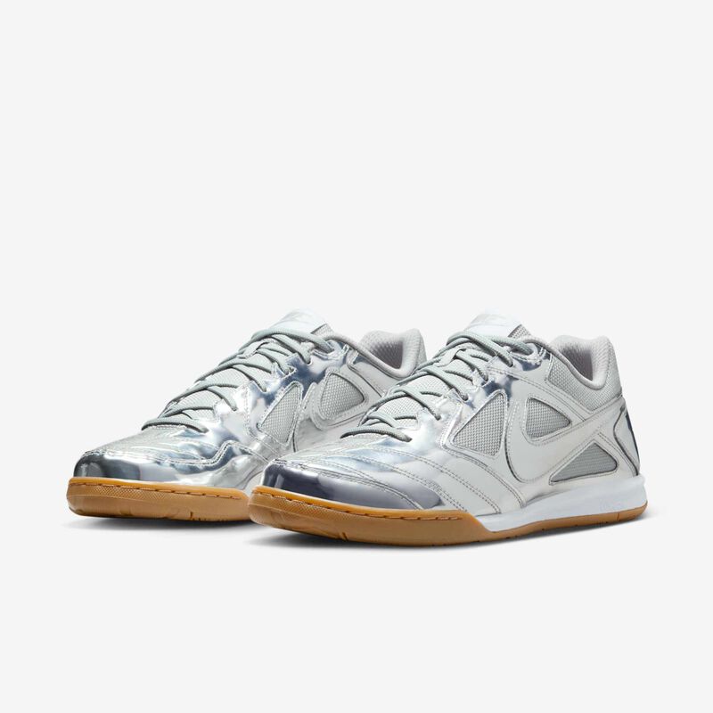 Nike Gato LV8, Plata metalizado/Blanco/Gum Light Brown/Plata metalizado, hi-res