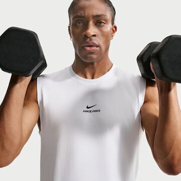 Nike Pro, Blanco/Negro, hi-res