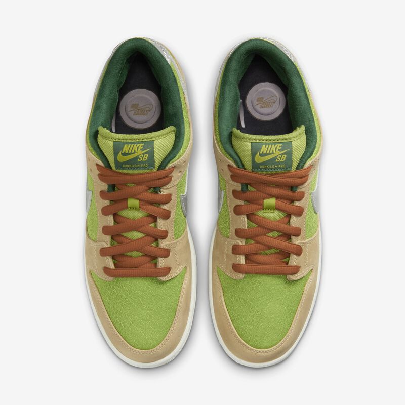 Nike SB Dunk Low Pro, Sésamo/Pera/Abeto/Plata Metalizado, hi-res
