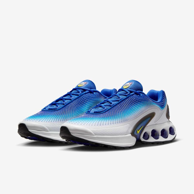 Nike Air Max Dn SE, Azul Carrera/Azul Furia/Negro/Amarillo Vibrante, hi-res