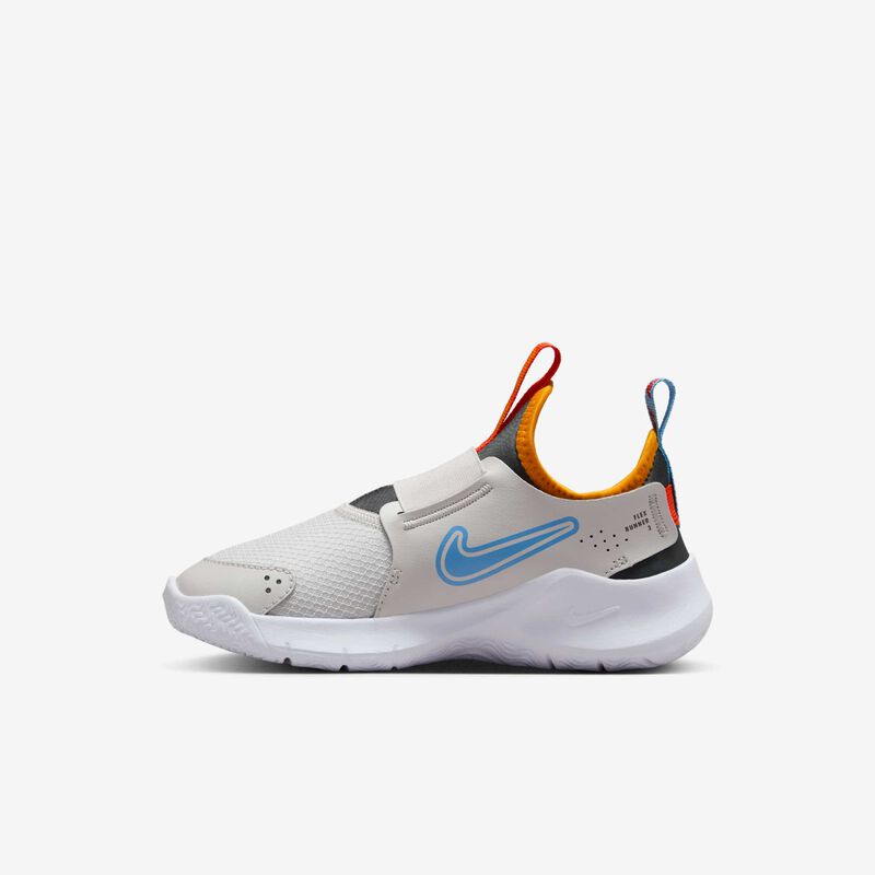 Nike Flex Runner 3, Gris Vasto/Azul Universitario/Antracita/Piel De Naranja, hi-res