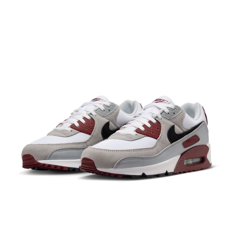 Nike Air Max 90, Blanco/Rojo Team Oscuro/Platino Puro/Negro, hi-res