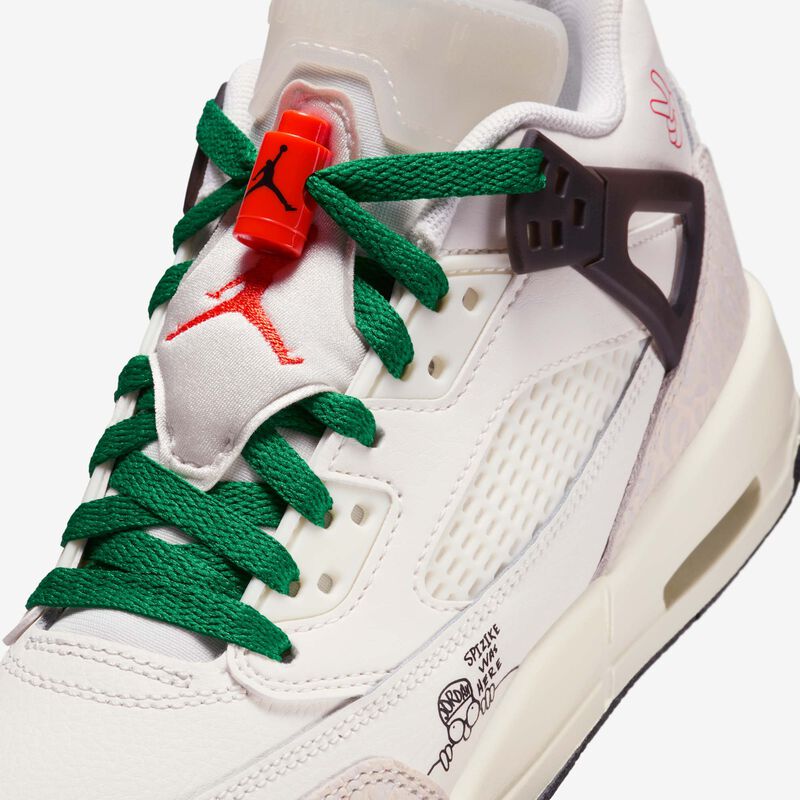 Jordan Spizike Low, Vela/Negro/Verde Pino/Naranja, hi-res