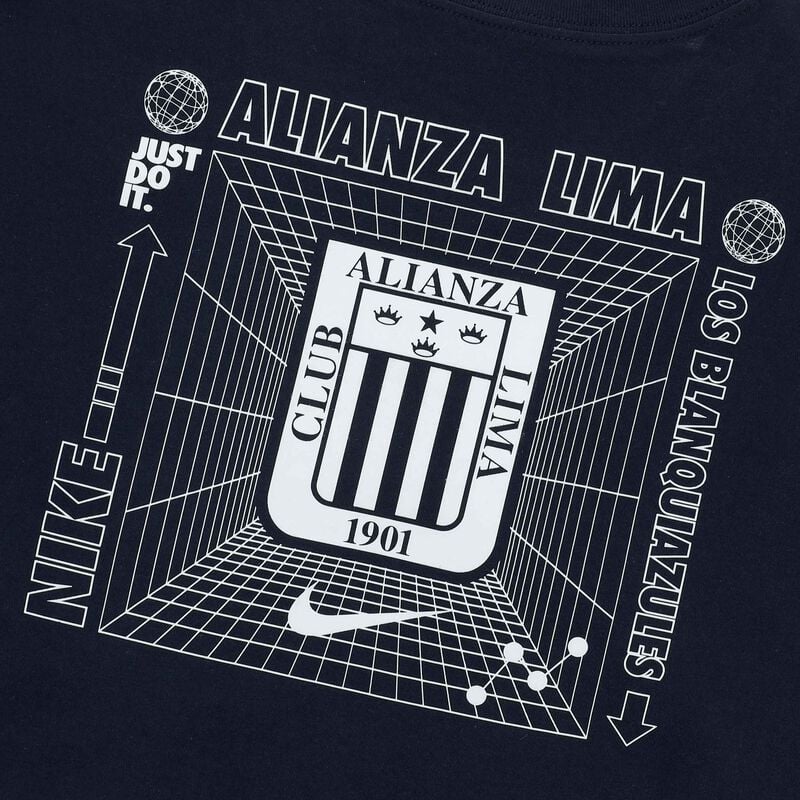 Nike Polo Hombre Alianza Lima 2026, Obsidiana/(Chile Rojo), hi-res