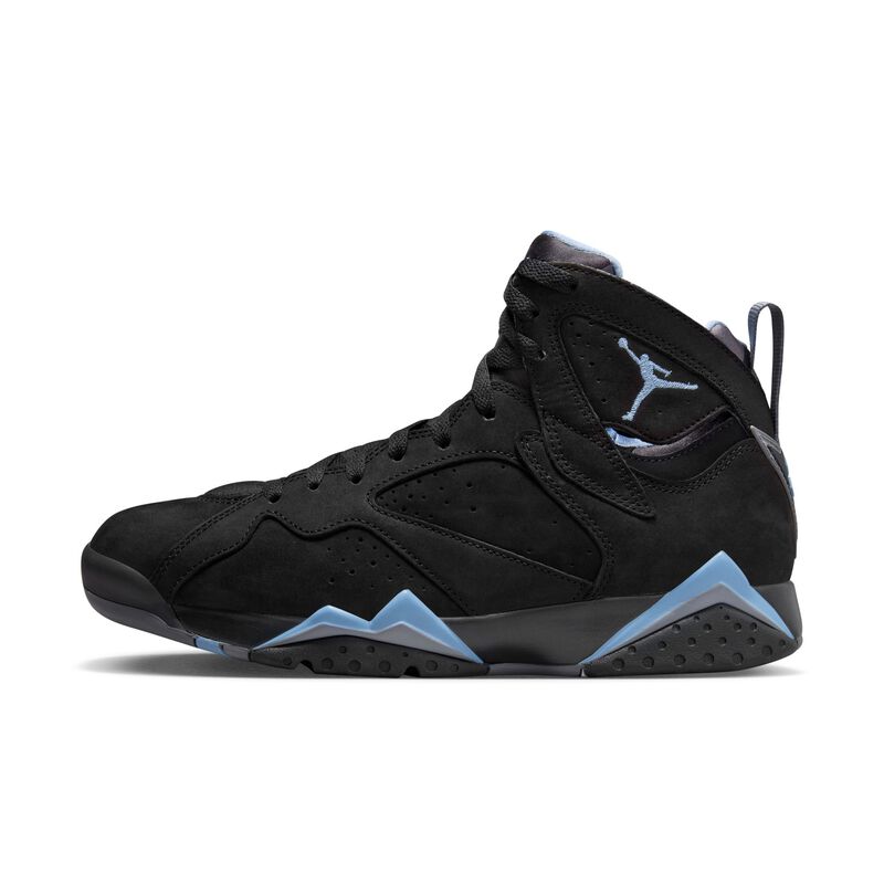 Air Jordan 7 Retro, Negro/Chambray/Gris claro, hi-res