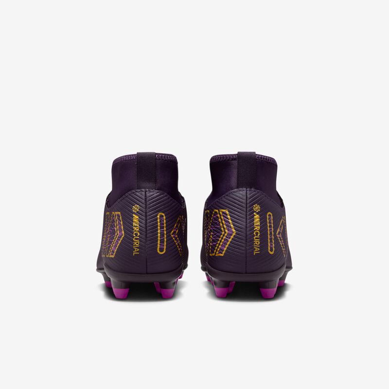 Nike Jr. Mercurial Superfly 10 Club "Kylian Mbappé", Morado Grandioso/Marfil Pálido, hi-res