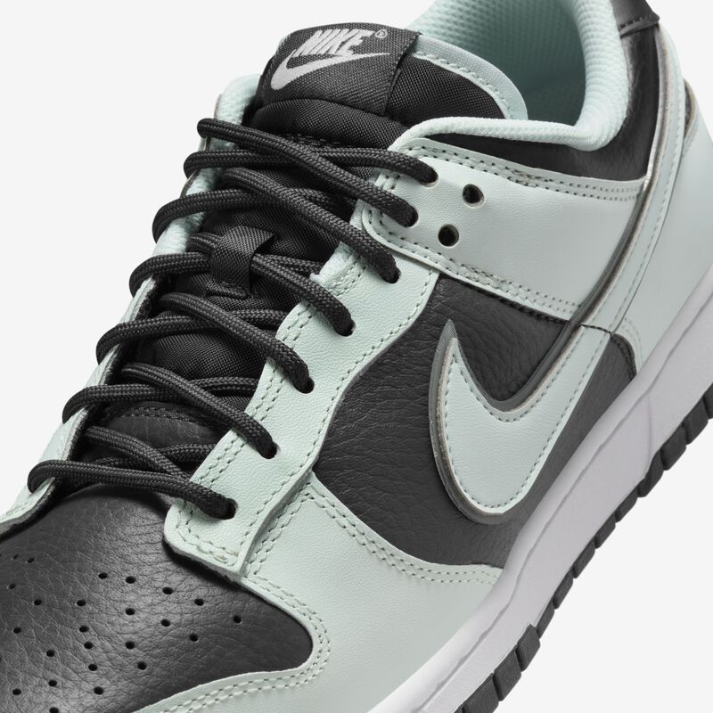 Nike Dunk Low Retro Premium, Gris Ahumado Oscuro/Blanco/Verde Claro, hi-res