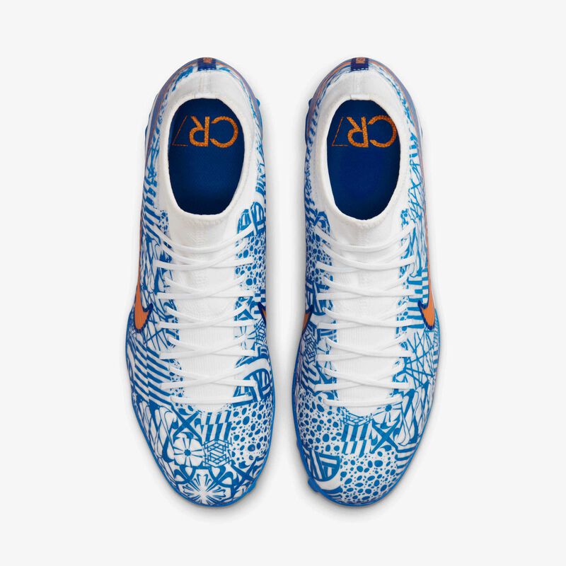 Nike Zoom Mercurial Superfly 9 Academy CR7 TF, BLANCO, hi-res