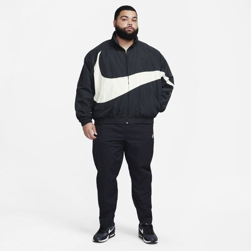 Nike Swoosh, Negro/Leche de coco/Negro, hi-res