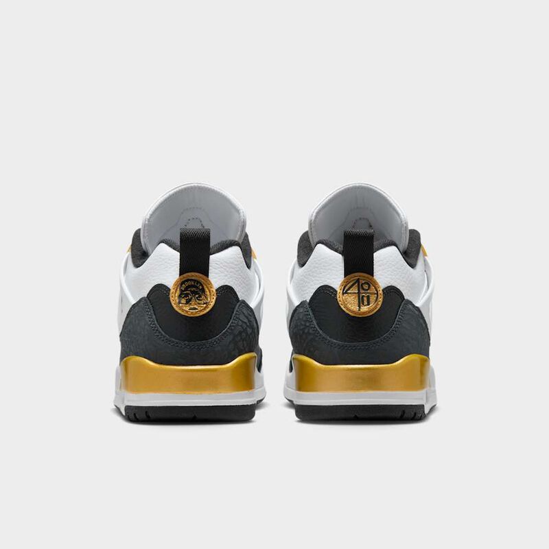 Jordan Spizike Low, Blanco/Negro-Oro Metalizado, hi-res
