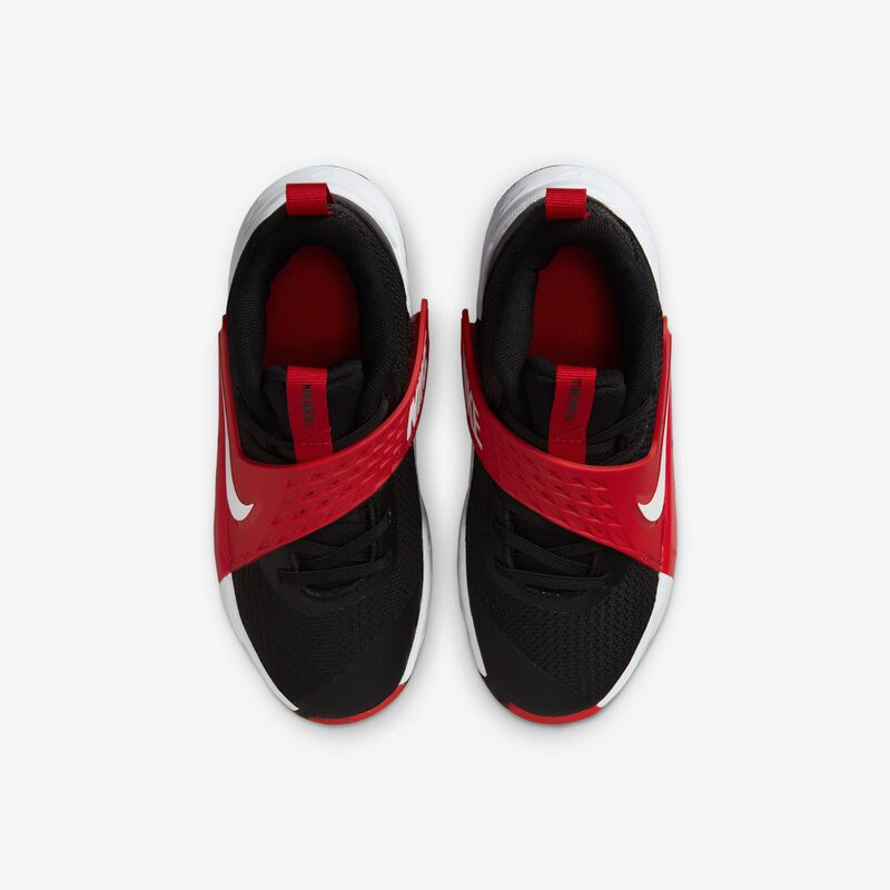 Nike Team Hustle D 12, Negro/Rojo Universitario/Blanco, hi-res