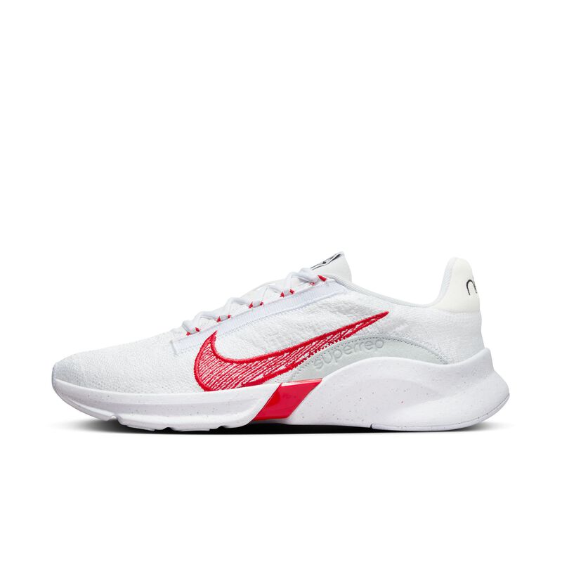Nike SuperRep Go 3 Next Nature Flyknit, Blanco/Pure Platinum/Football Grey/University Red, hi-res