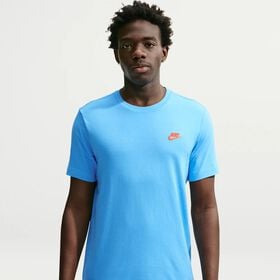 Nike Sportswear Club, Azul f&uacute;tbol/Naranja seguridad, hi-res