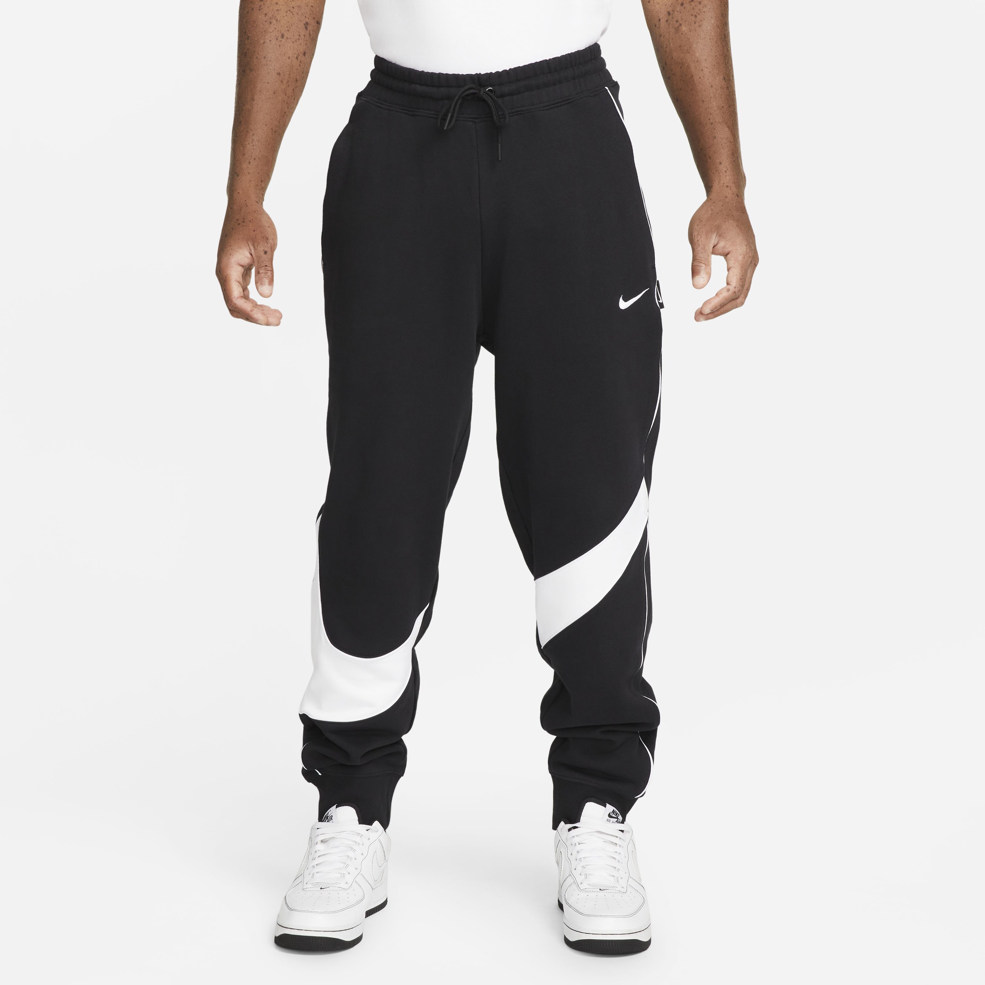 Pantalon nike negro raya blanca 2025