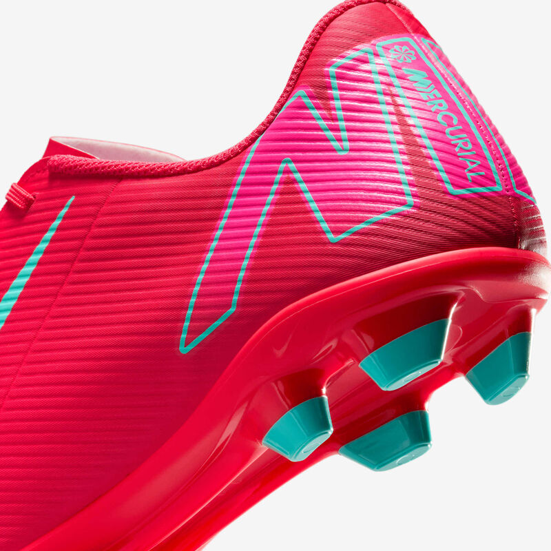 Nike Mercurial Vapor 16 Club, Brasa Resplandor/Verde Aurora, hi-res