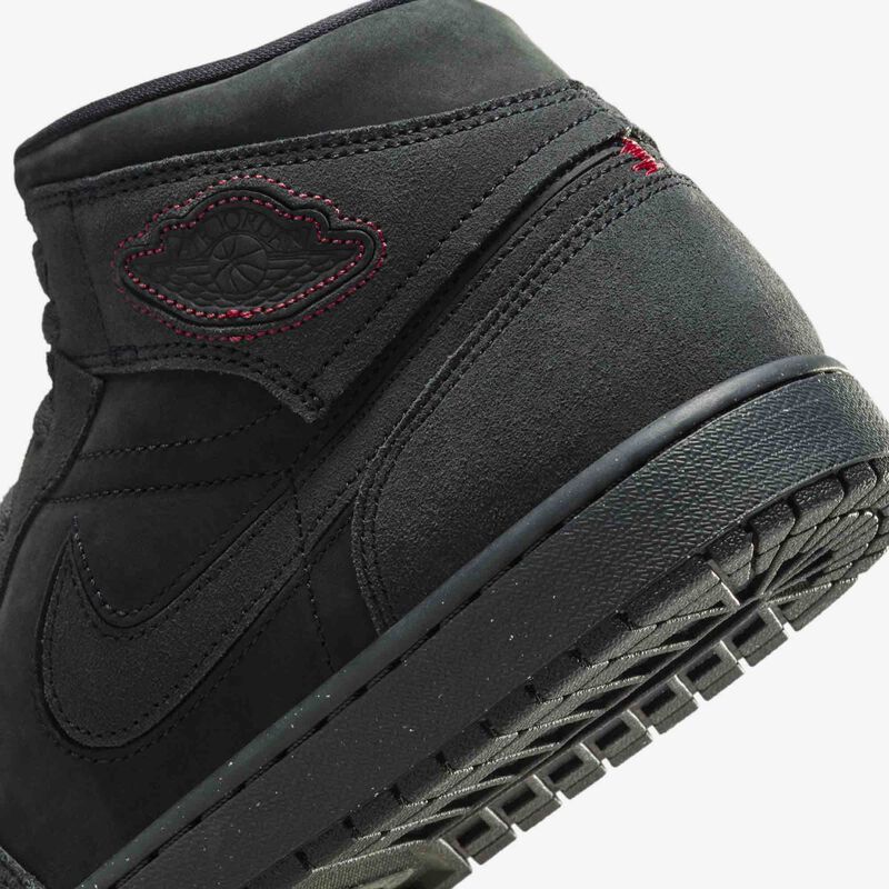 Air Jordan 1 Mid SE Craft, Gris ahumado oscuro/Negro-Rojo Varsity, hi-res