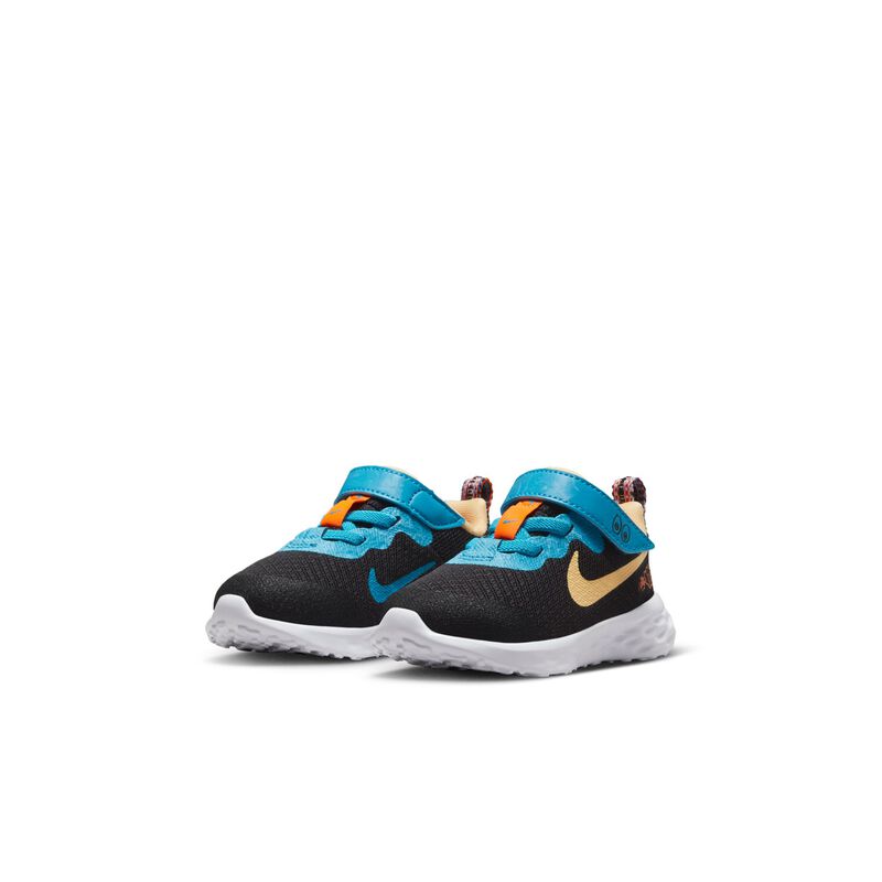 Nike Revolution 6 SE, Negro/Naranja total/Tinte melón, hi-res