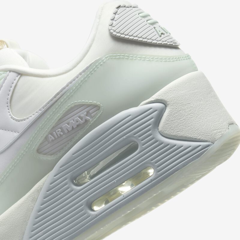 Nike Air Max 90 LV8, Vela/Blanco Cumbre/Polvo Fotón/Verde Ligero, hi-res