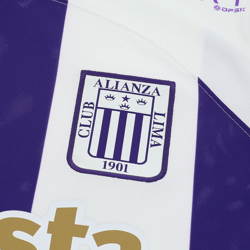 Nike Camiseta Morada Alianza Lima 2023 - Sponsor, Blanco/Morado/Dorado, hi-res