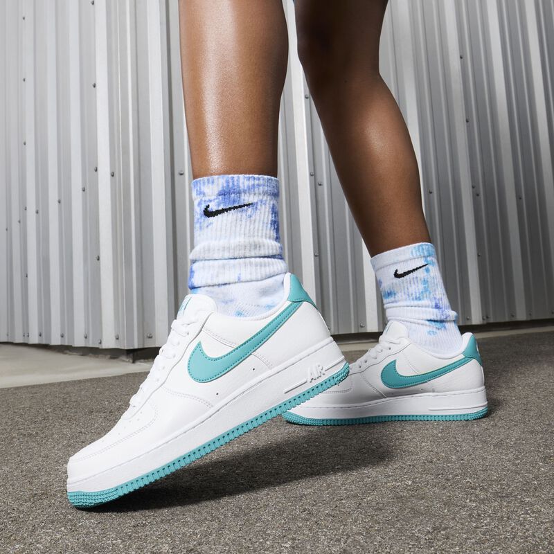 Nike Air Force 1 07 SE, Blanco/Cactus polvoriento-Blanco-Volt, hi-res