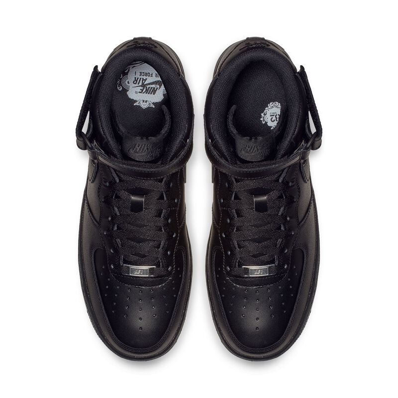 Nike Air Force 1 Mid '07, Negro/Negro, hi-res