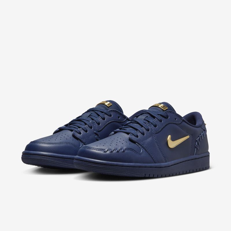 Air Jordan 1 Low Method of Make, Azul Marino Medianoche/Oro Metalizado, hi-res