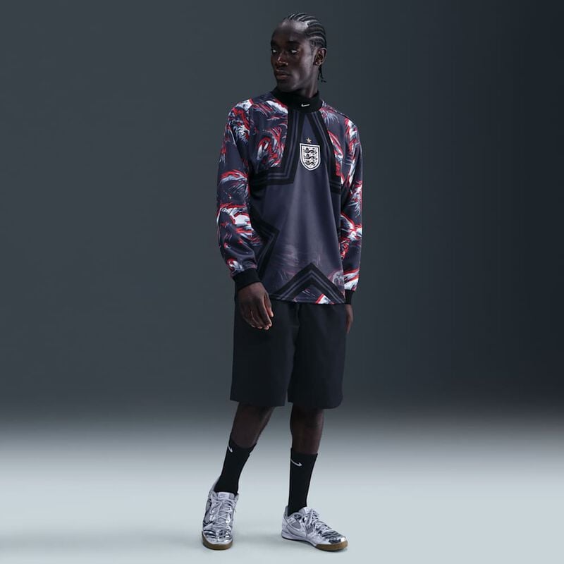 Inglaterra Authentic Goalkeeper, Negro/Obsidiana/Blanco, hi-res